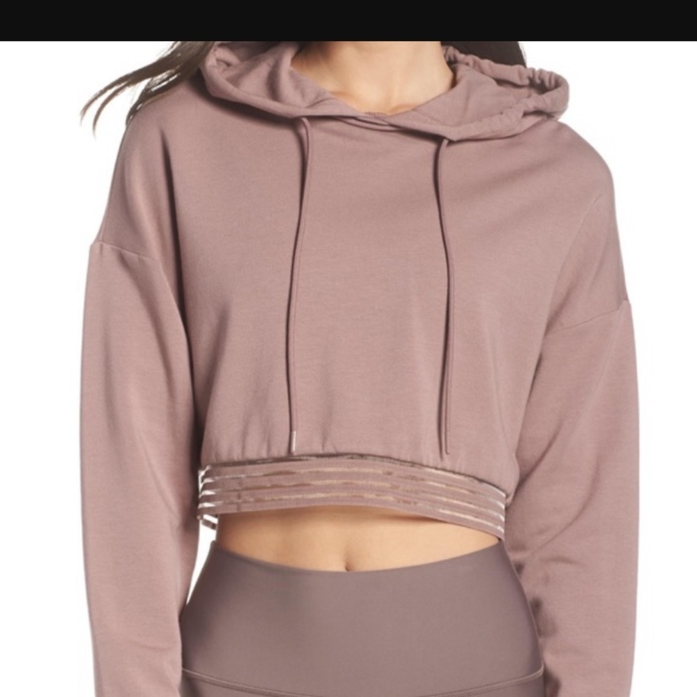 Alo yoga cropped hoodie